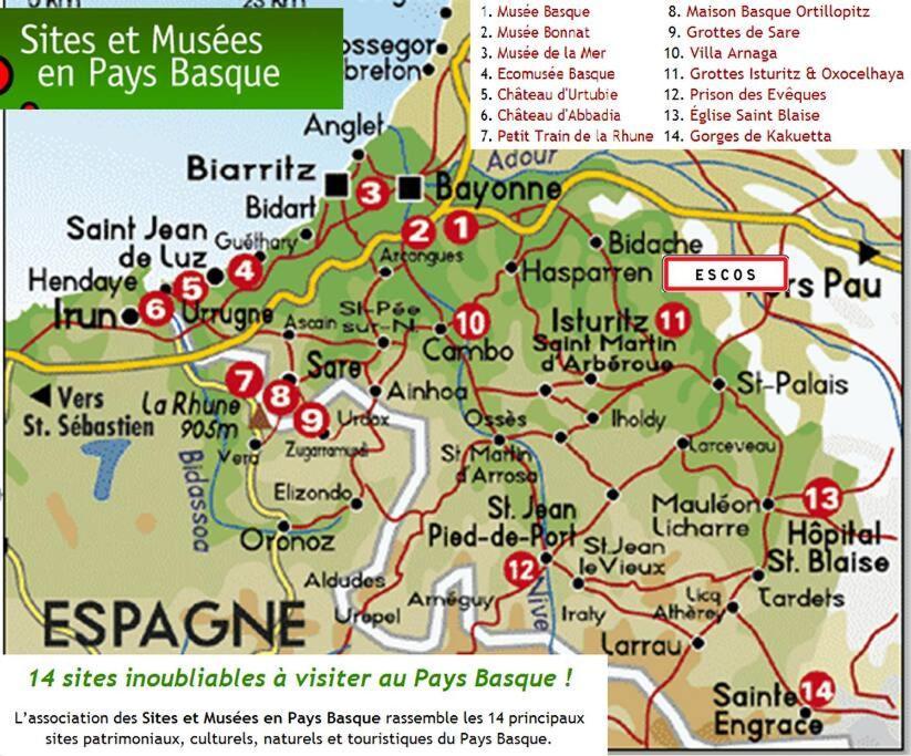 Le Trefle Studioescos Ferienhaus Escos